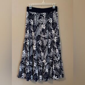 Floral Fem Ruffle Skirt
